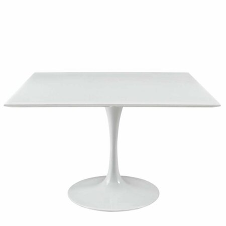 EAST END IMPORTS Lippa 47 in. Wood Top Dining Table, White EEI-1125-WHI